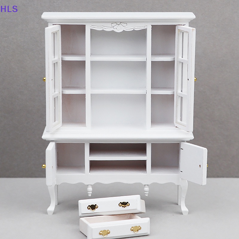 1 Mô Hình Kệ Sách Mini Tỉ Lệ 1: 12 Dùng Để Trang Trí Nhà Búp Bê