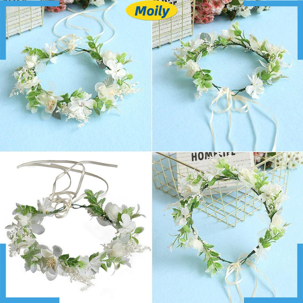 MOILYVN Băng Đô Hoa Cài Tóc Cho Cô Dâu