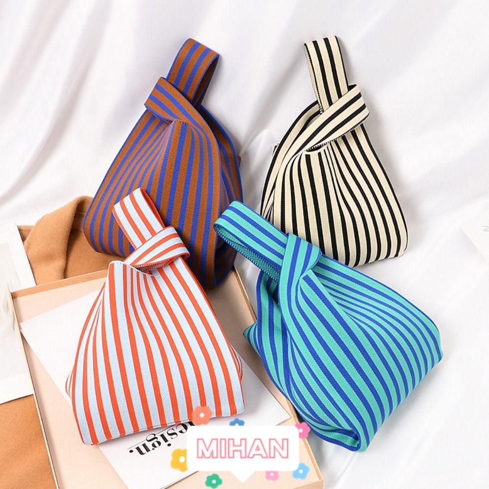 MIHAN1 Túi Xách Đan Len Đeo Vai MIHAN1 Thời Trang Cho Nữ