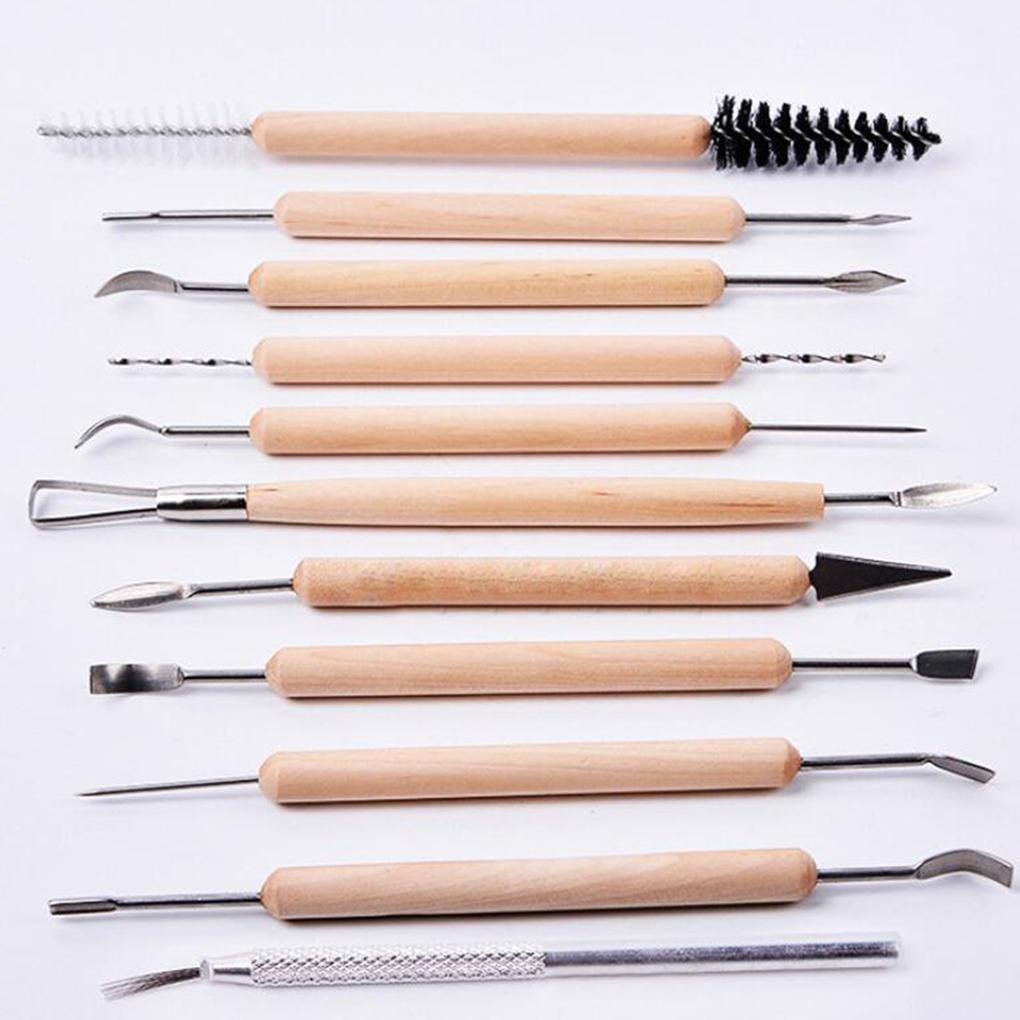 Bộ 11 Dụng Cụ Điêu Khắc Đất Sét Nghệ Thuật