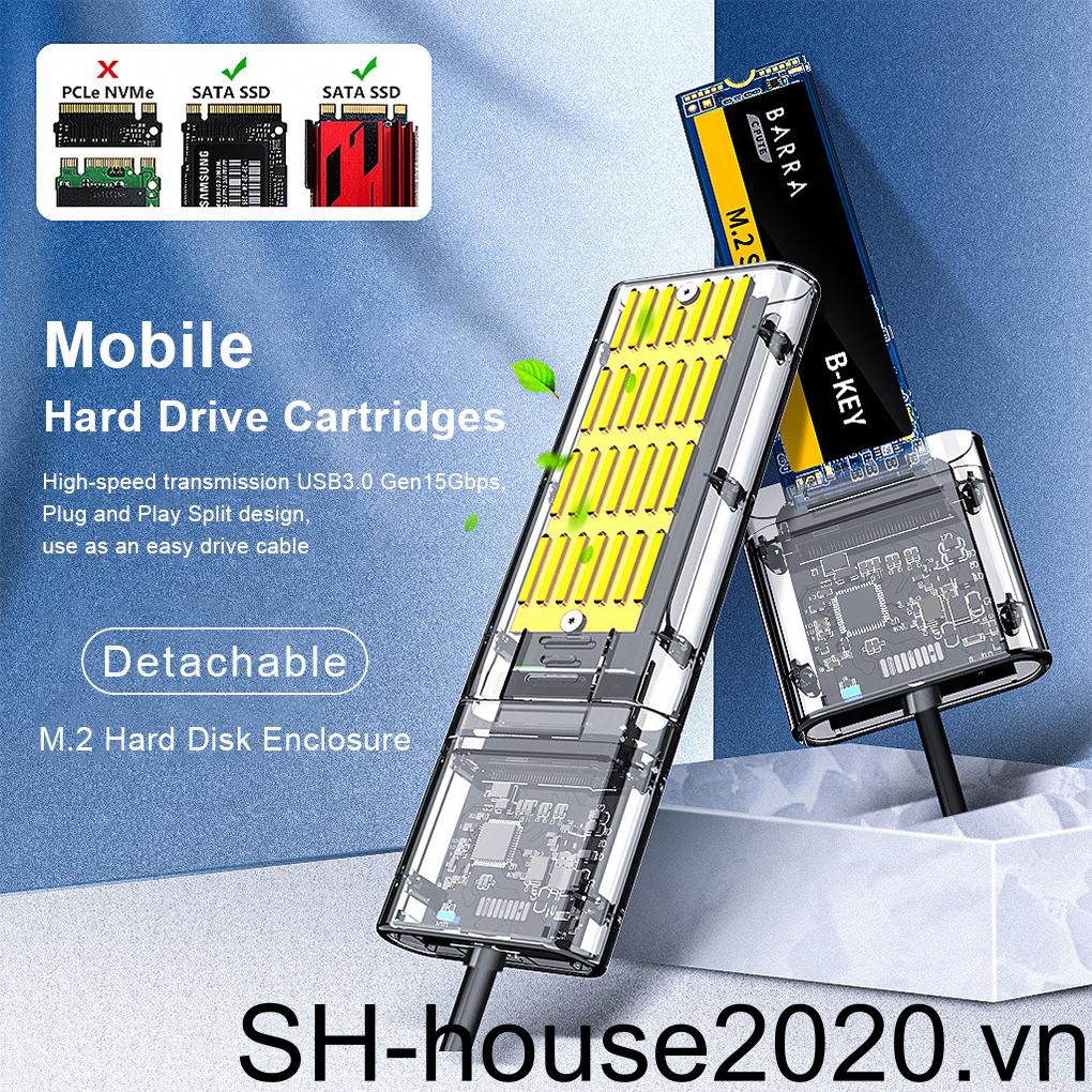 Vỏ Ổ Đĩa Cứng SSD USB 3 0 M 2 NGFF Tốc Độ Nhanh Thông Dụng Cho Máy Tính