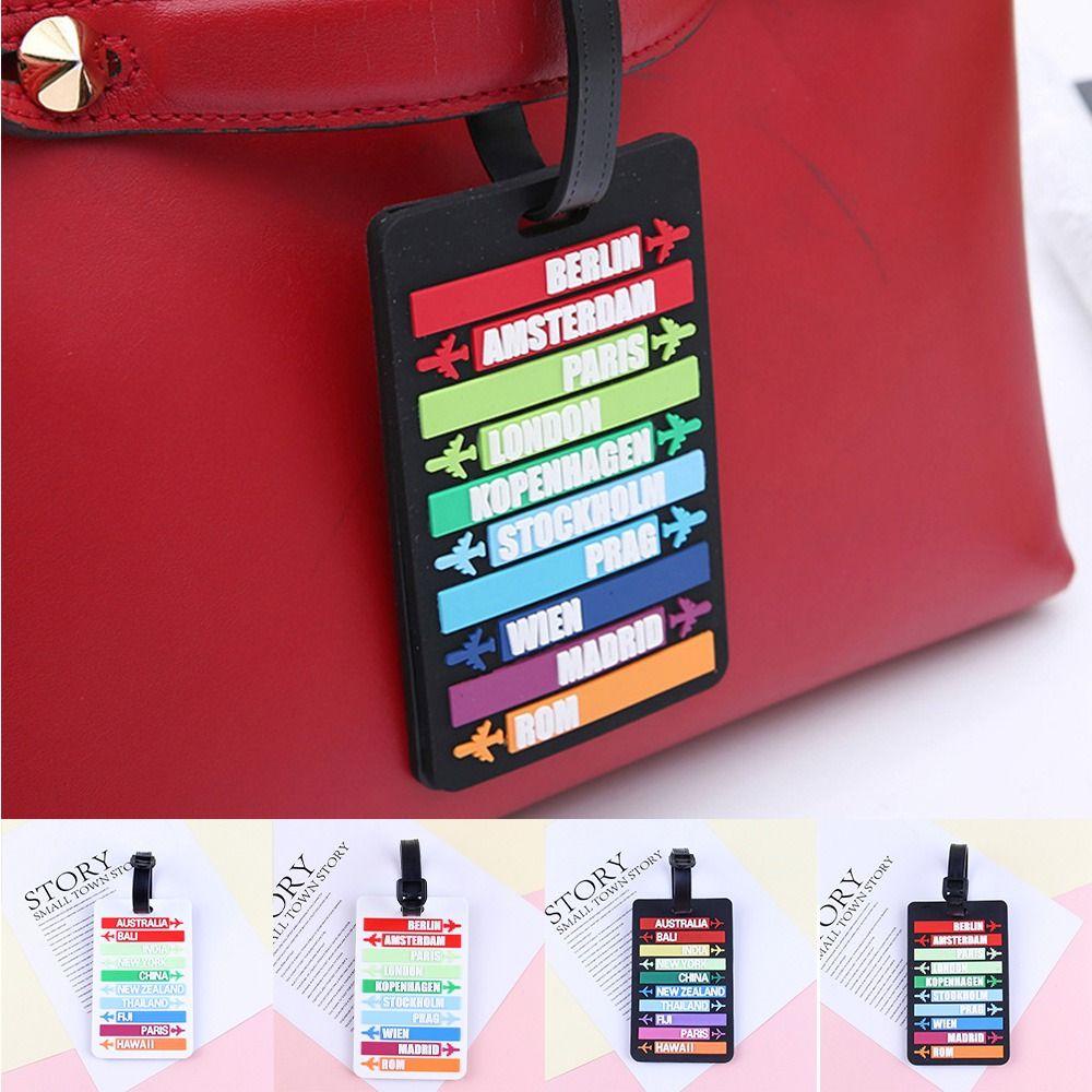 Thẻ Hành Lý / Máy Bay Bằng PVC Nhiều Màu Tùy Chọn In Chữ Daanes Country Daanes Country