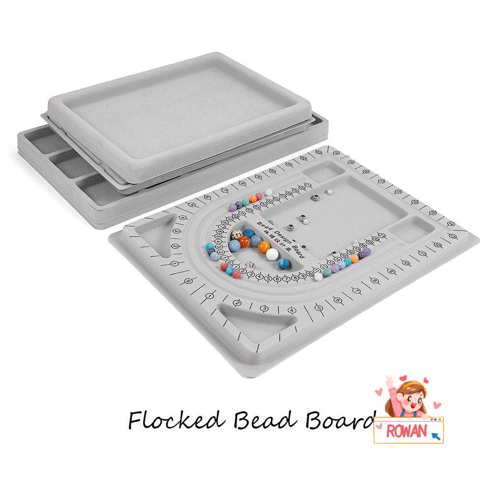 ROWANS Hộp Đựng Trang Sức Hạt Cườm Giá Đỡ DIY