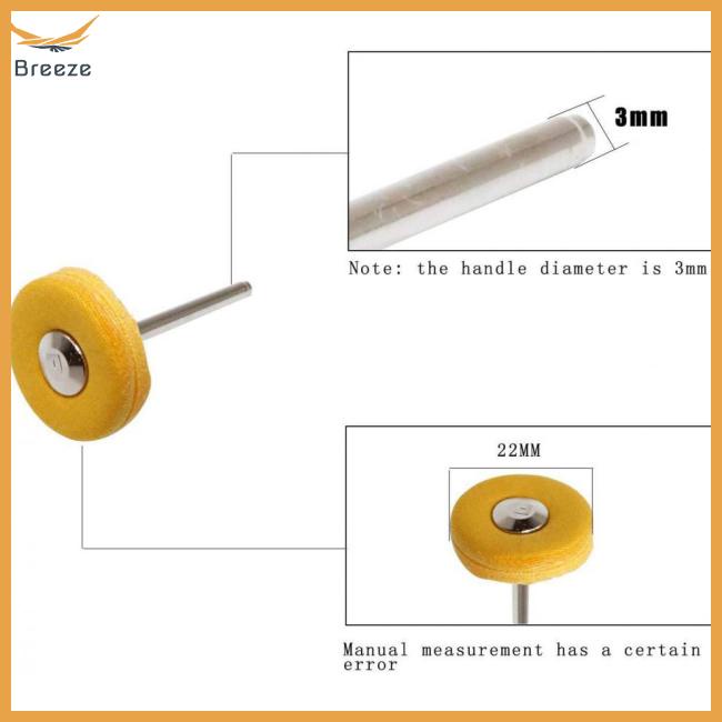 Set 20 Phụ Kiện Bánh Xe Len Đánh Bóng 3Mm