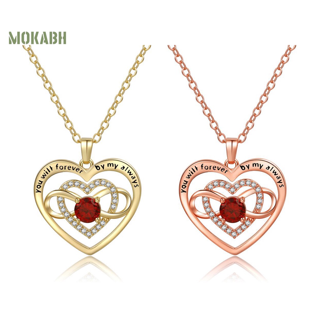 Vòng cổ Mặt Trái Tim Đính Đá Thời Trang Dành Cho Nữ