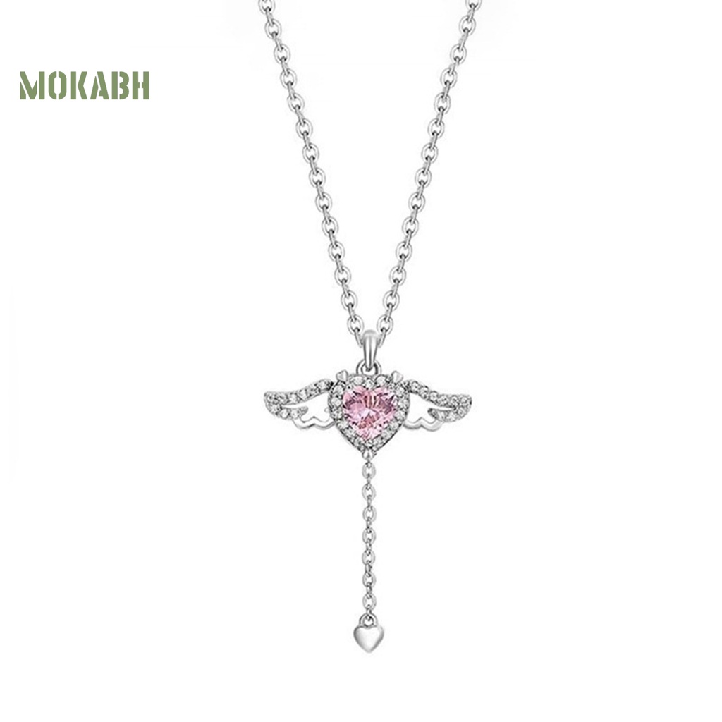 Vòng cổ Hình Trái Tim Đính Đá Thời Trang Dành Cho Nữ