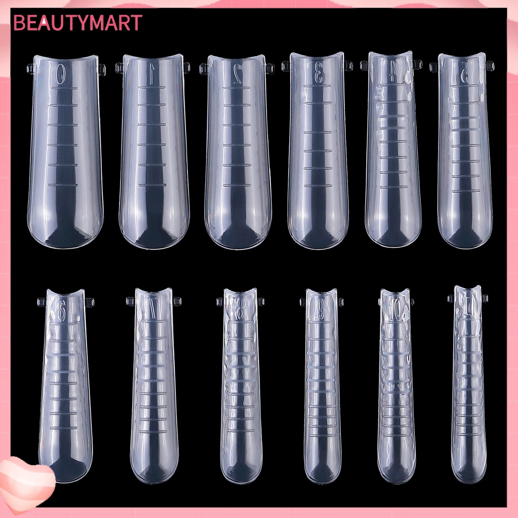 Set 1 Hộp / 120 Khuôn Nối Dài Móng Tay Siêu Mỏng Trong Suốt Cho Nữ