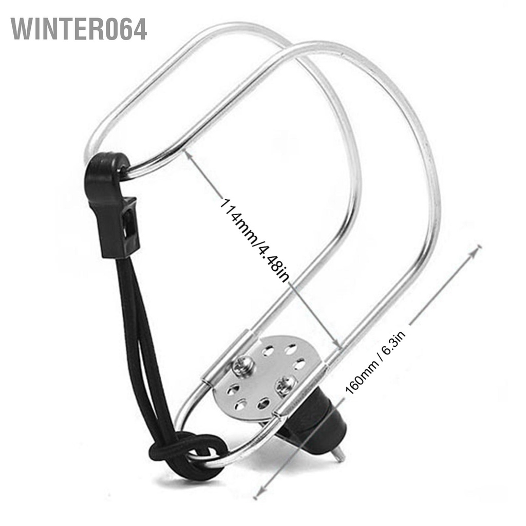 Winter064 Giá đỡ vòng phao cứu sinh bằng thép không gỉ 4.5in móng ngựa cho tàu biển