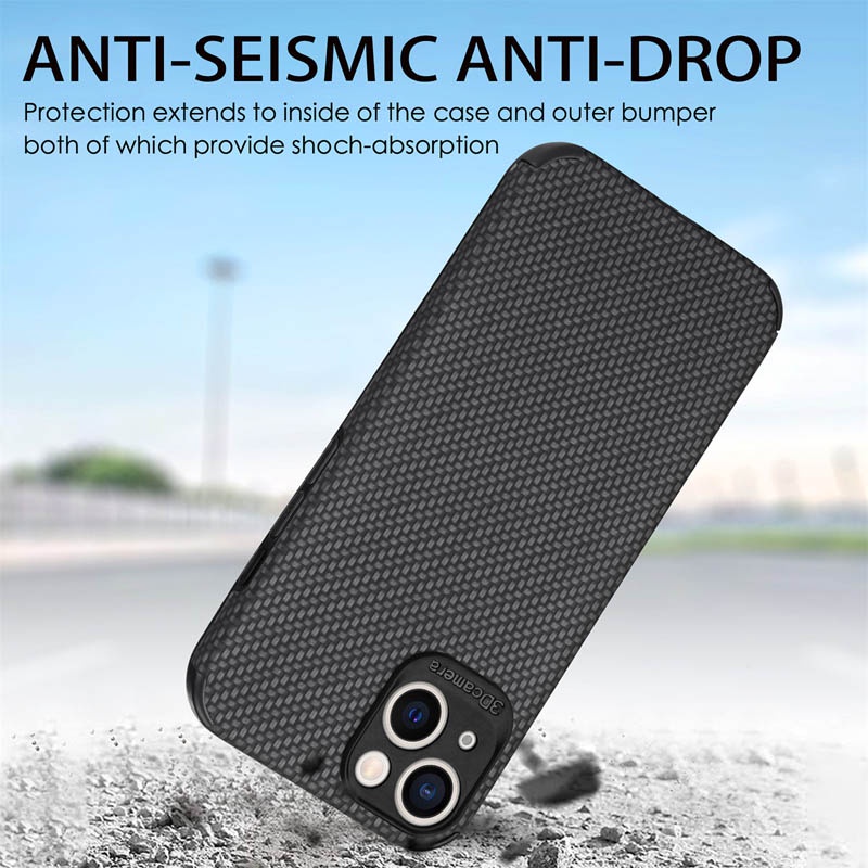 Ốp Điện Thoại Sợi Carbon Chống Rơi Cho Xiaomi 13 12 12t Mi 11 11t 11i 11x 10 Pro Lite 5G