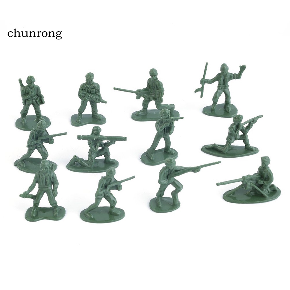 Cr Set 100 Mô Hình Lính Quân Đội Bằng Nhựa