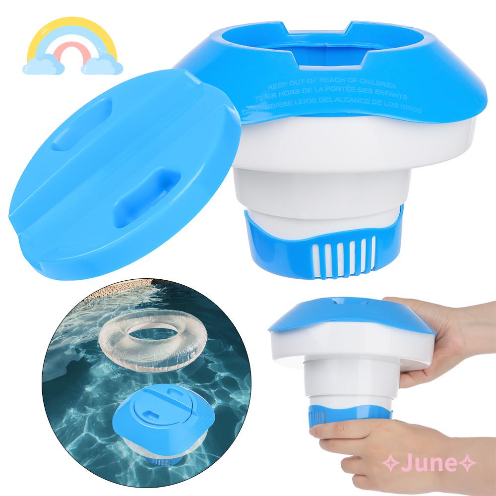 JUNE Máy Khuếch Tán Clorinator Nổi Trên Mặt Nước 3 Inch Có Thể Điều Chỉnh Lưu Lượng