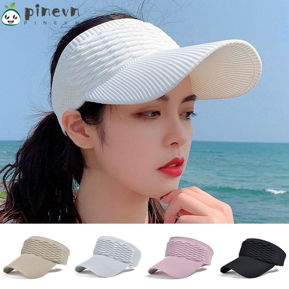 PINEVN Mũ Rộng Vành Hở Chóp Chất Liệu Co Giãn Thời Trang Cho Nữ