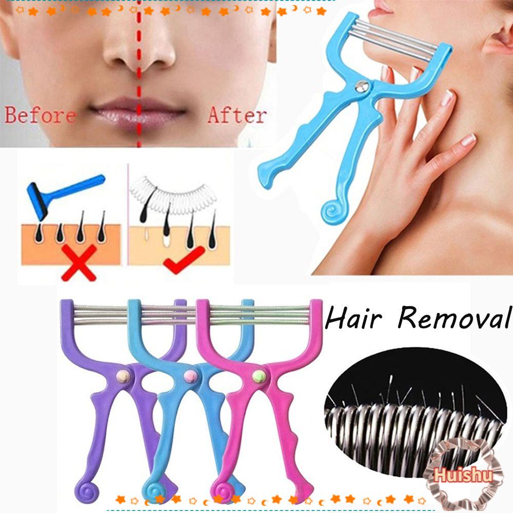 HS Dụng Cụ Tẩy Lông Mặt Cầm Tay Bằng Thép Không Gỉ An Toàn