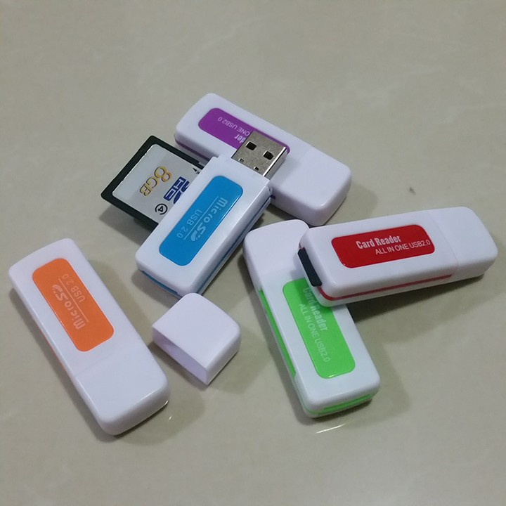 Đầu đọc thẻ nhớ đa năng USB Micro SD SanDisk TF điện thoại máy ảnh máy tính bảng LOẠI 1 VHMART13