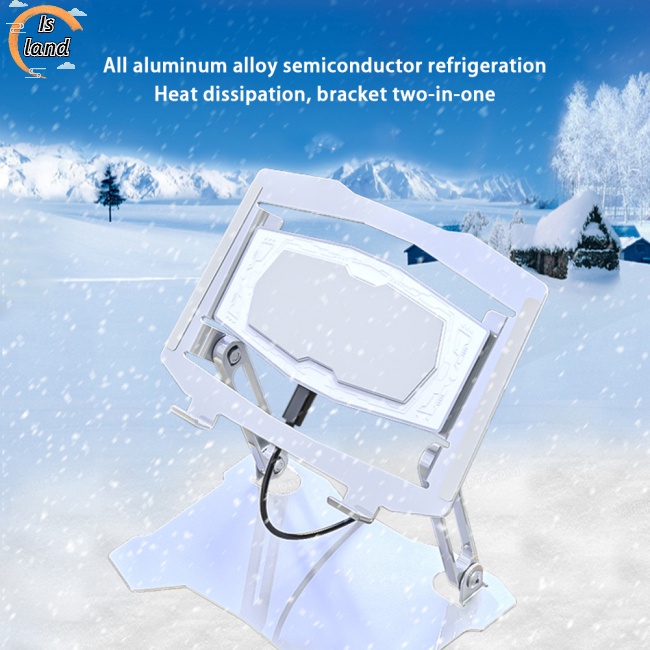 Giá Đỡ Máy Tính Bảng Bán Dẫn Làm Mát Hai Lõi Có Thể Điều Chỉnh Chiều Cao