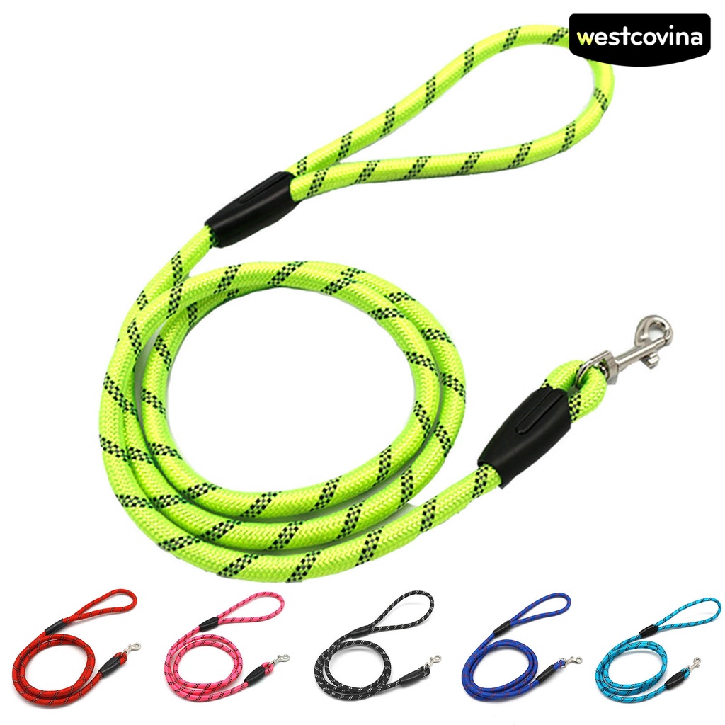 [COD]♞Dây Dắt Thú Cưng Đi Dạo Bằng Nilon Phản Quang Chống Sủa
