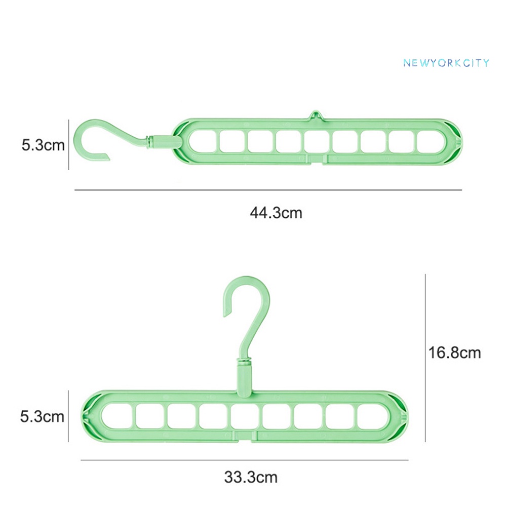 Thanh treo móc quần áo 9 Lỗ Tiết Kiệm Diện Tích