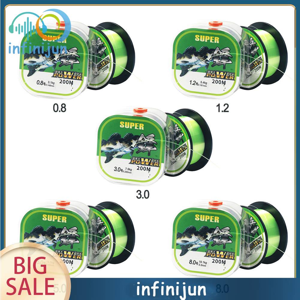 Cuộn Dây Câu Cá 200m Chất Lượng Cao