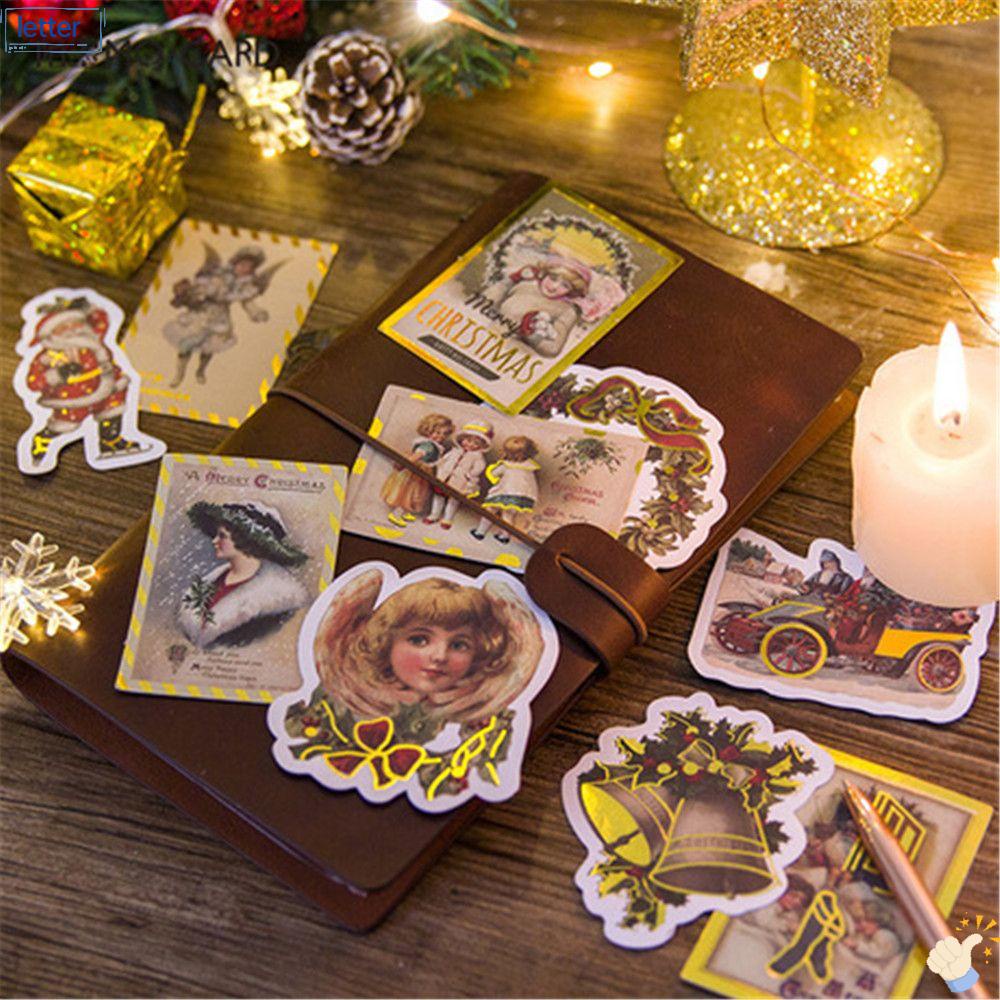LET Set 24 Sticker Dán Trang Trí Giáng Sinh