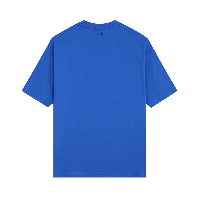 Áo Thun Cotton Tay Ngắn Cổ Tròn Thêu Chữ Nhỏ Thời Trang Dành Cho Cặp Đôi m-i88