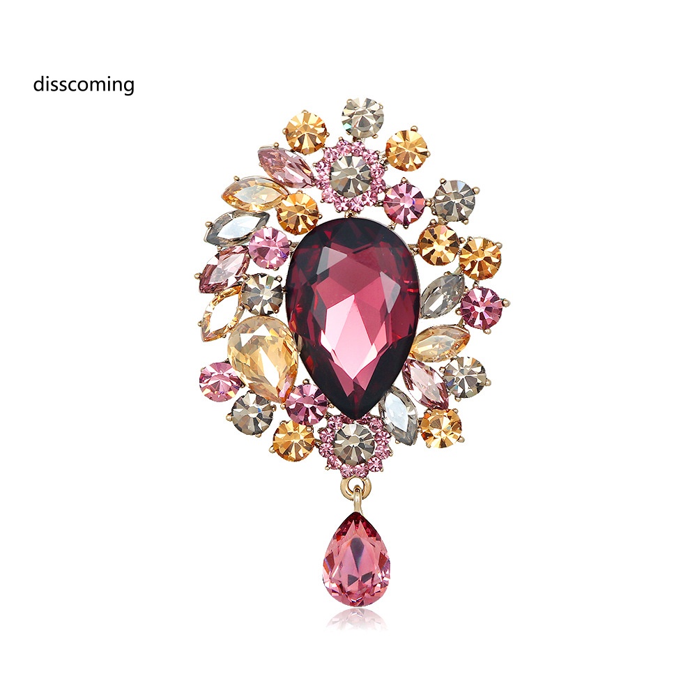 Áo Thun Tay Ngắn In Chữ SL| Trâm Cài Áo Pha Lê Siêu Lấp Lánh Sang Trọng Phong Cách Âu Mỹ