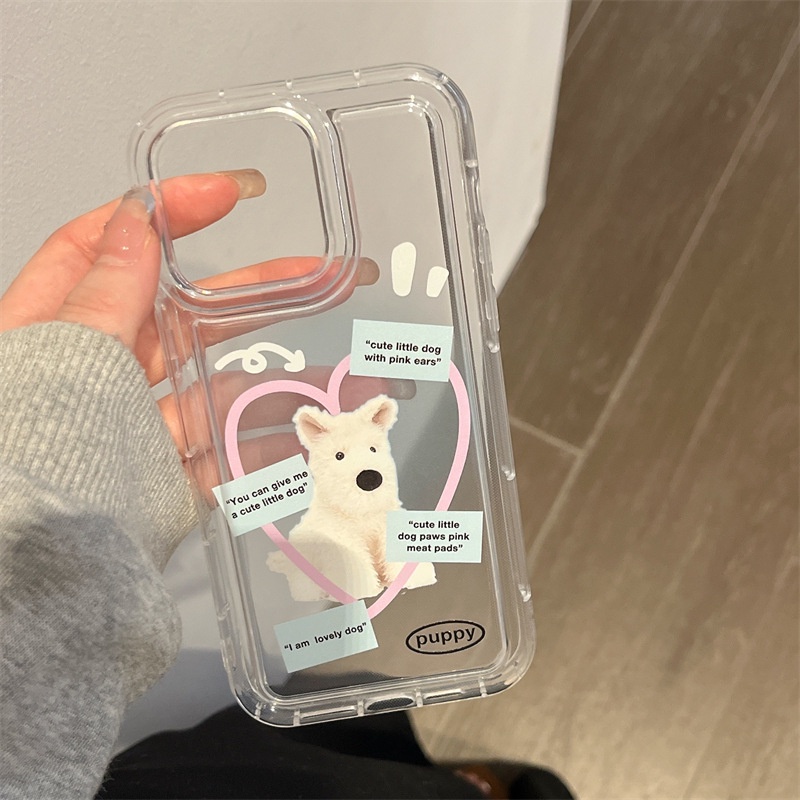 Ốp Điện Thoại Túi Khí Chống Sốc Hình Cún Cho iphone15 / 14promax / 13 / 12 / 11 / XR / XS / X / XSMAX / 6PLUS / 6SPLUS / 7 / 8PLUS