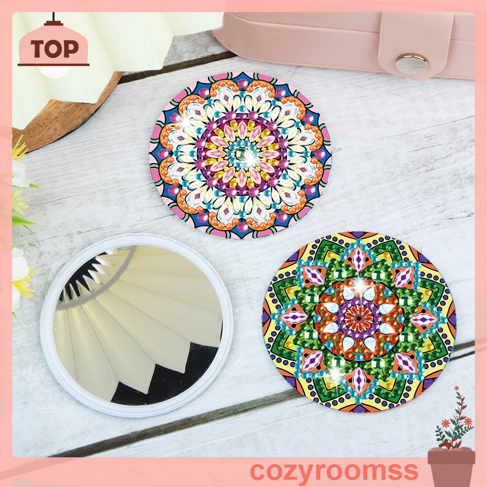 Bộ 3 Gương Trang Điểm Thủ Công Tự Làm Dành Cho Người Lớn Và Trẻ Em