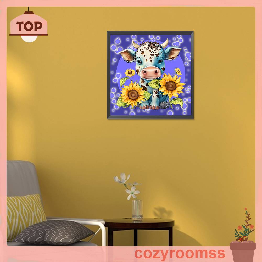 Bộ Tranh Đính Đá 5D Họa Tiết Gia Súc Độc Đáo DIY Dùng Trang Trí Nhà Cửa K464