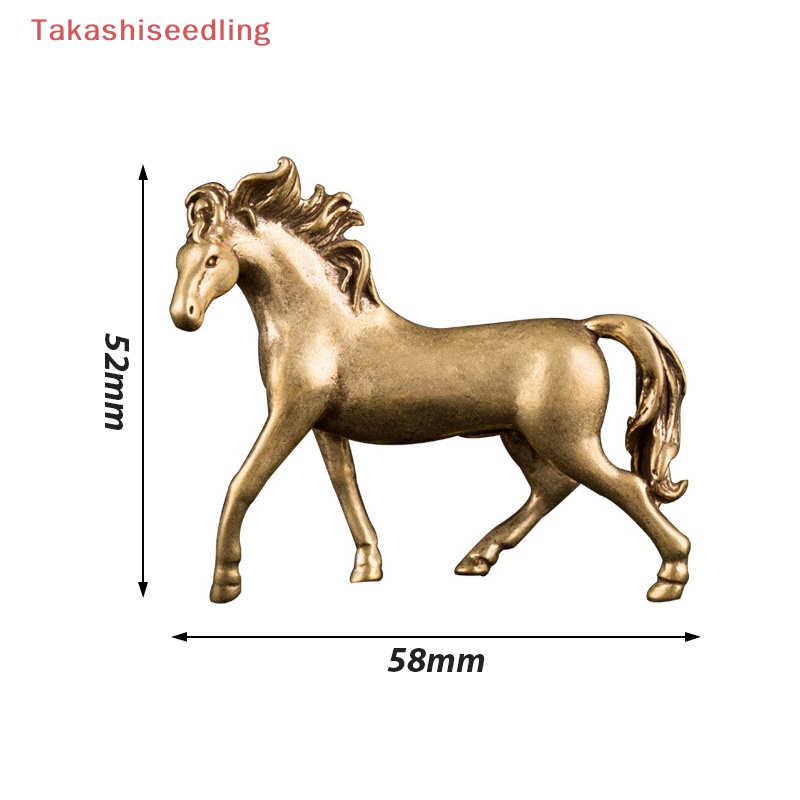 Tượng Ngựa Bằng Đồng Thau Nguyên Chất Để Bàn Trang Trí