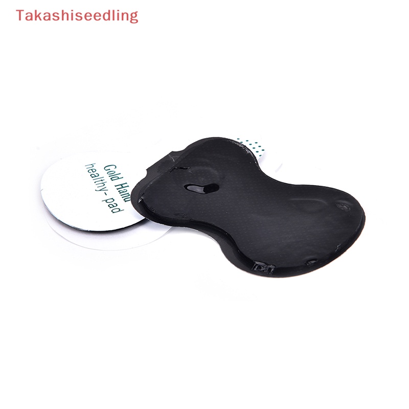(Takashiseedling) 10 / 20 Miếng Điện Cực Cho Máy Massage Kỹ Thuật Số Set 10 / 20 Dây Dẫn Điện Cực Màu Trắng Thay Thế Cho Máy Mát Xa