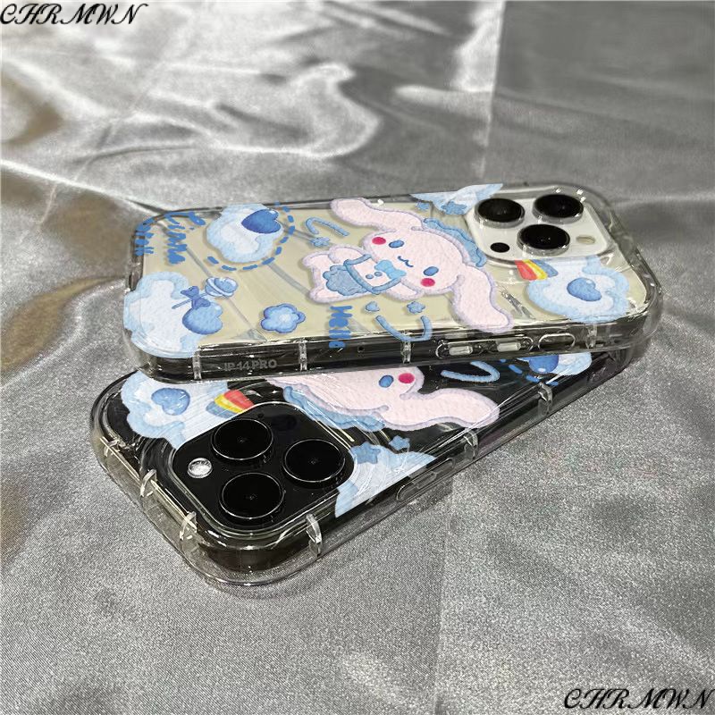 Ốp Điện Thoại Mềm Trong Suốt Hình Cún Cinnamon Cho iPhone14promax / xr8sins / 1312 117