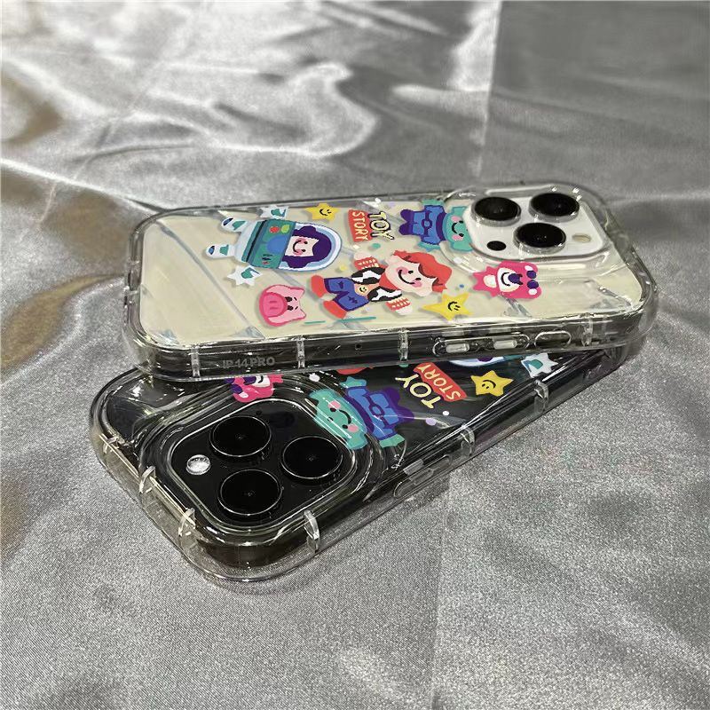 Ốp Điện Thoại Mềm Trong Suốt In Hình Hoạt Hình Dễ Thương Cho iPhone14promax 1312 / 11 7 / 8plus xr / sins E7YU