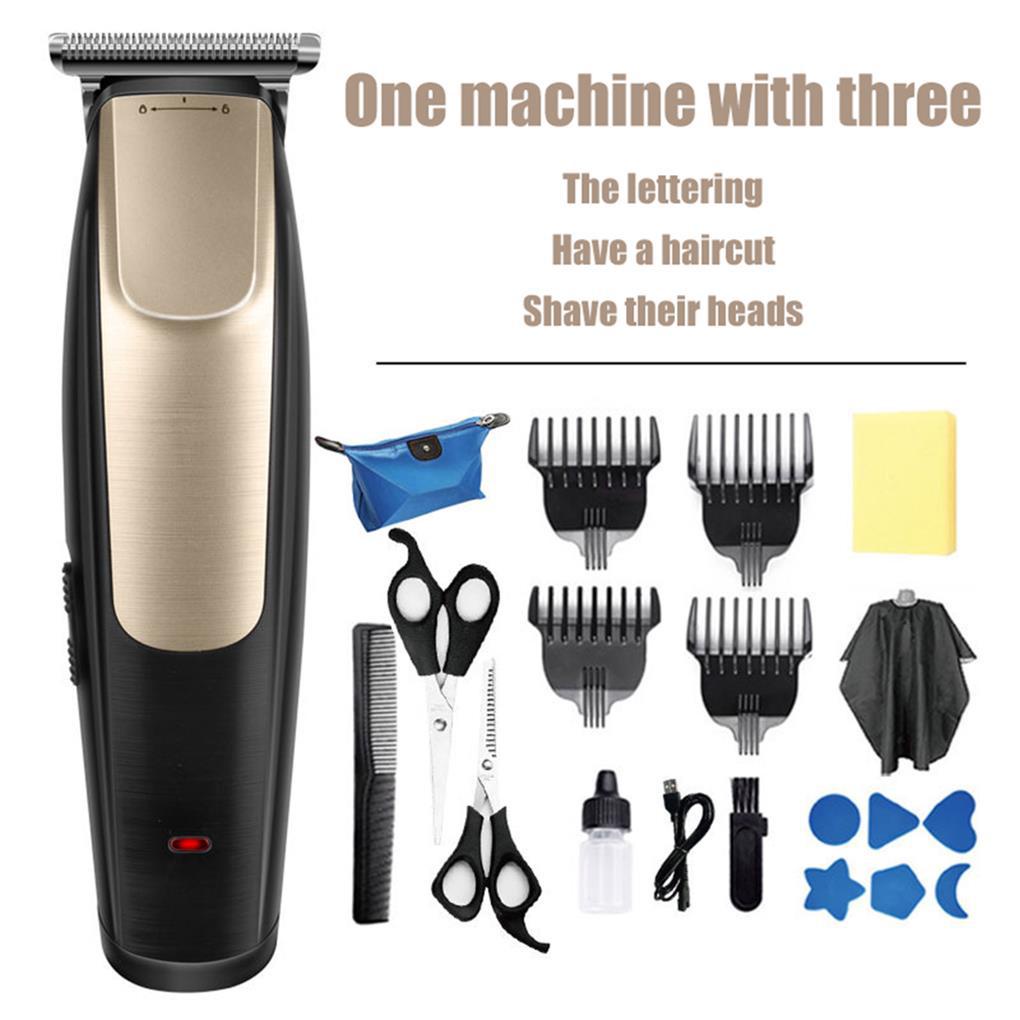 Bộ Tông Đơ Cắt Tóc Bằng Điện Không Dây Có Thể Sạc Lại Tiện Dụng