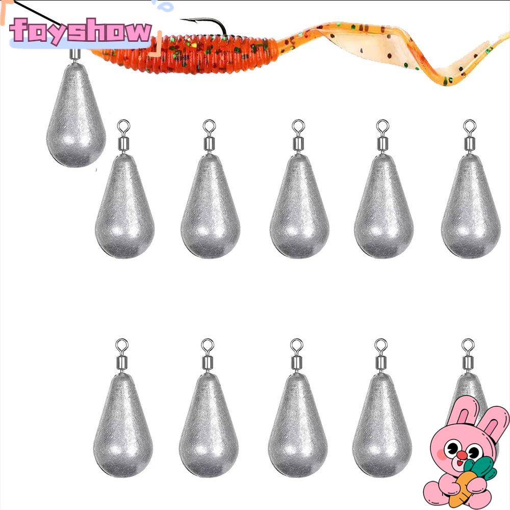 FAY Set 5 Chì Trọng Lượng Câu Cá 5g / 7g / 10g / 14g / 20g