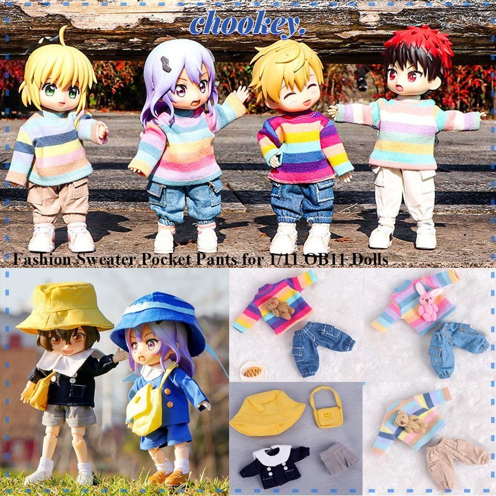 CHOOKEY Áo Len Dệt Kim Mini Nhiều Màu Dành Cho Búp Bê