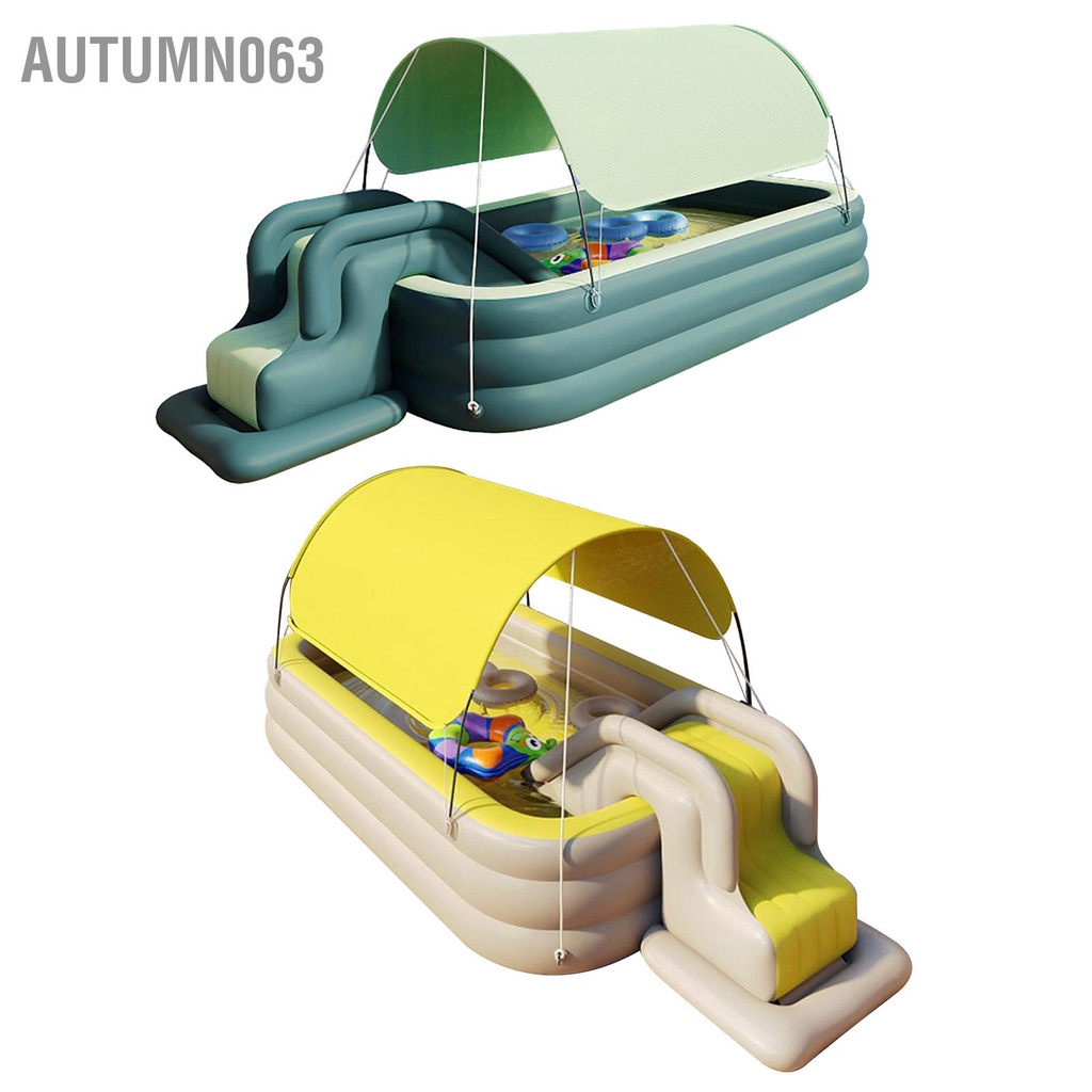 Autumn063 Bể bơi bơm hơi Tấm che nắng có thể tháo rời PVC Có gập lại cho bé ngoài trời