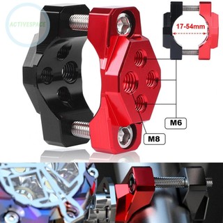 ⚡READYSTOCK⚡1X 17-54mm Motorcycle Fork Mounting Holder Clamp Replacement Part Light Bracket