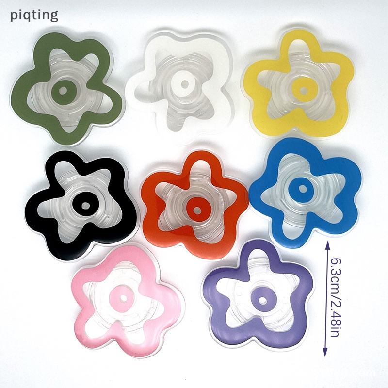 Piqt 1 Giá Đỡ Điện Thoại Bằng Acrylic Hình Hoa Đa Chức Năng Có Thể Gập Lại