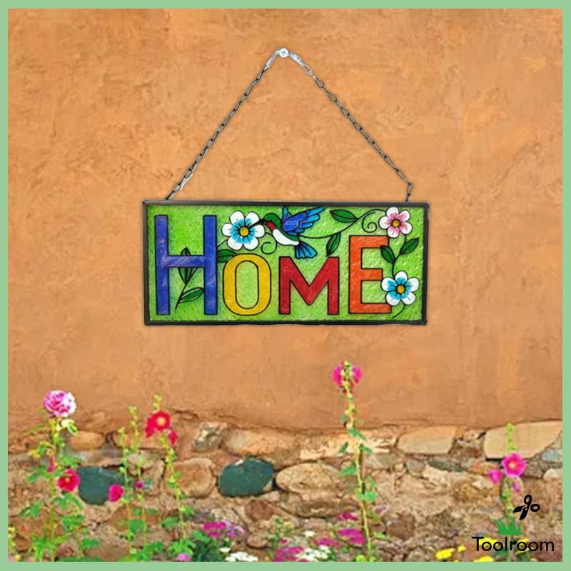 Bảng Hiệu Chào Mừng Treo Tường Trang Trí Nhà Cửa / Sân Vườn