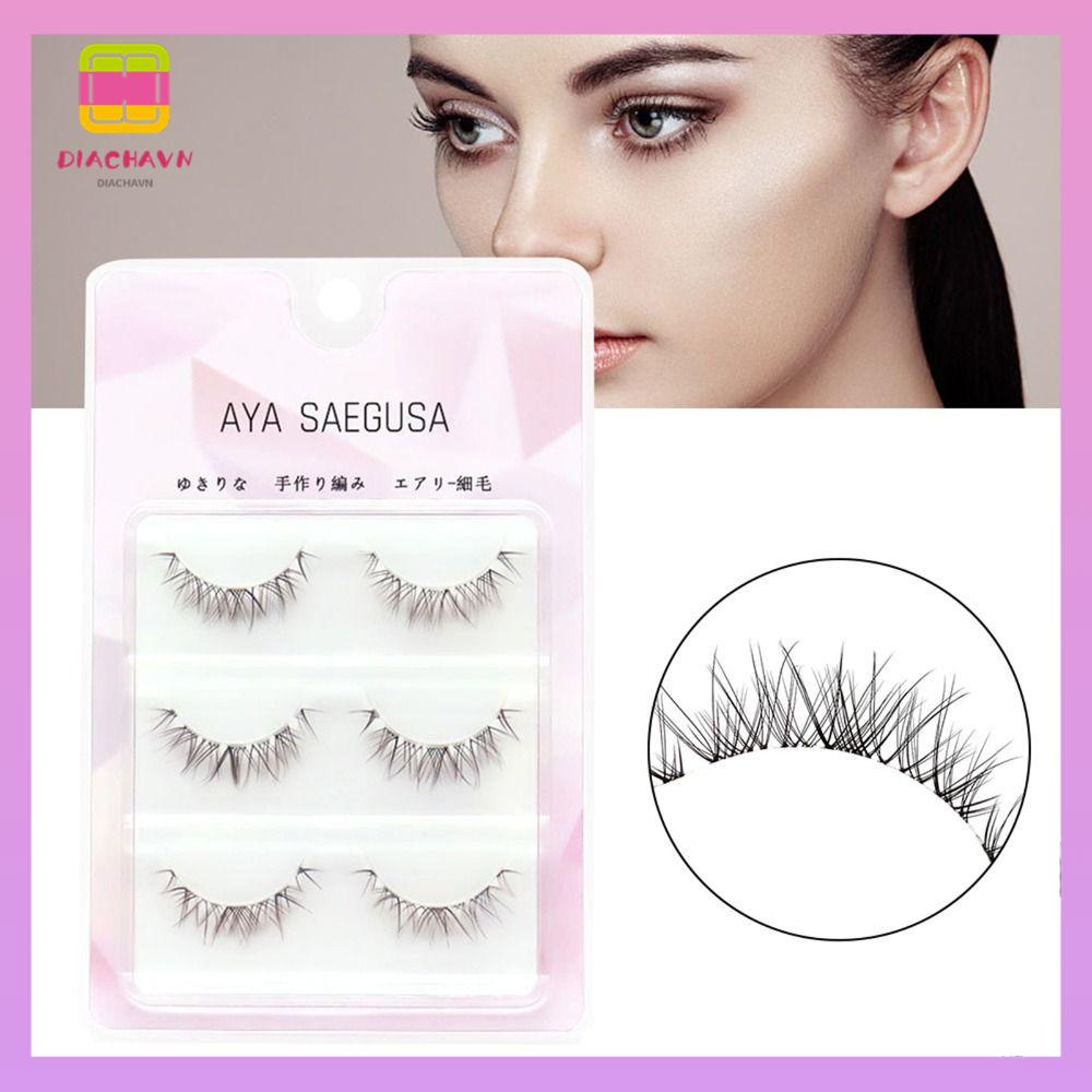 DIACHAVN Lông Mi Giả Trang Điểm Thủ Công Thời Trang Cho Nữ