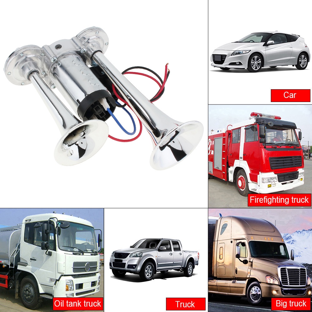 Bộ Kèn Hơi Siêu Lớn 150dB 12V / 24V Cho Xe Hơi / Tàu Thuyền / Xe Tải
