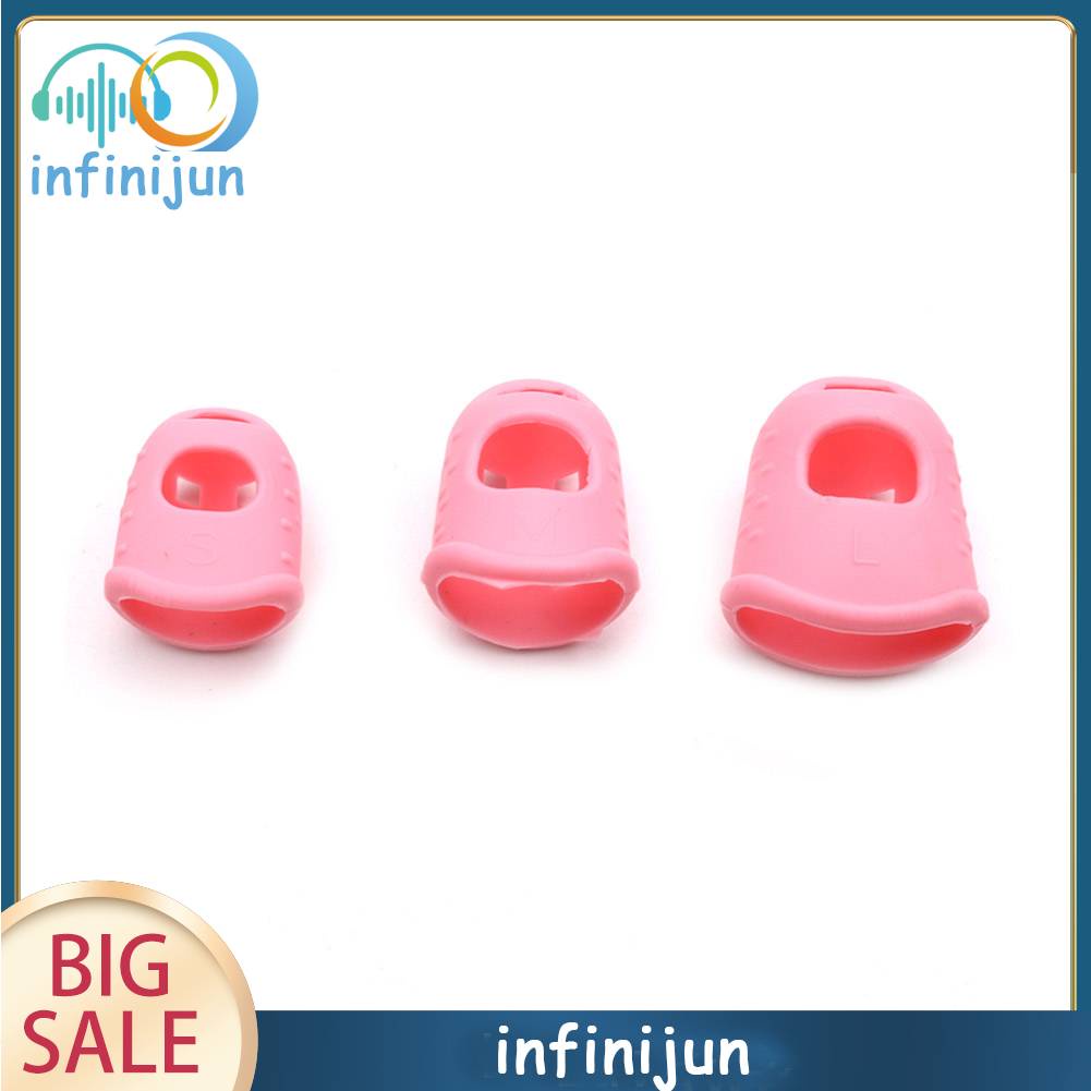 Set 4 Nắp Silicone Bảo Vệ Ngón Tay Khi Chơi Đàn Guitar / Ukulele