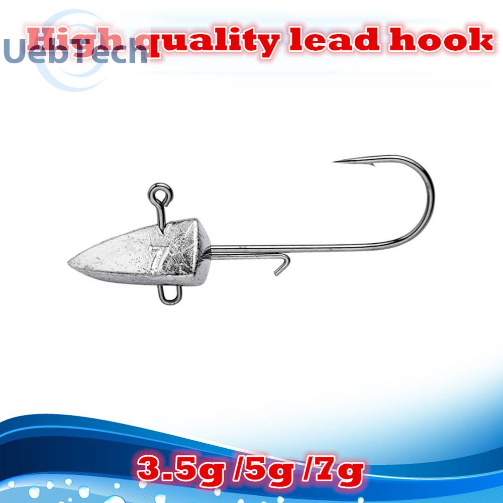 Set 8 Mồi Giả Nhử Cá Đầu Tam Giác Bằng Nhựa Mềm