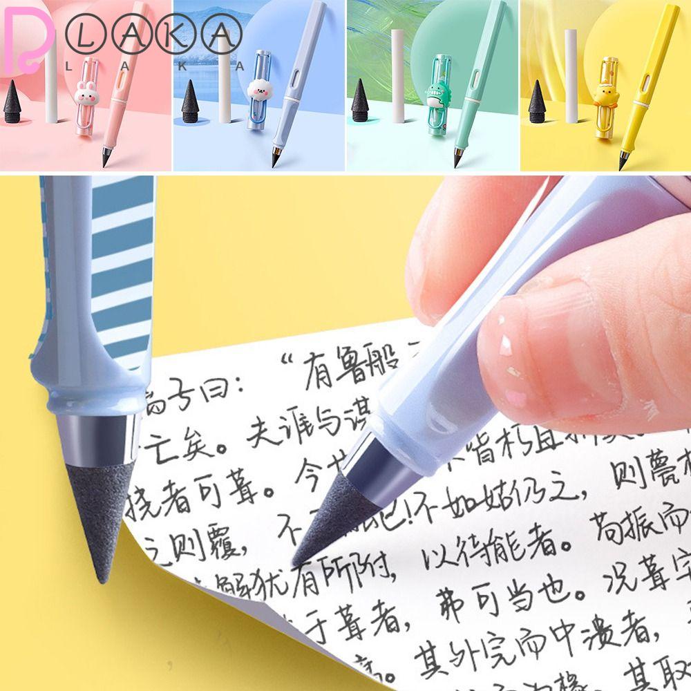 LAKAMIER Bút Chì Bấm Không Mực Bền Bỉ Họa Tiết Hoạt Hình Dành Cho Học Sinh