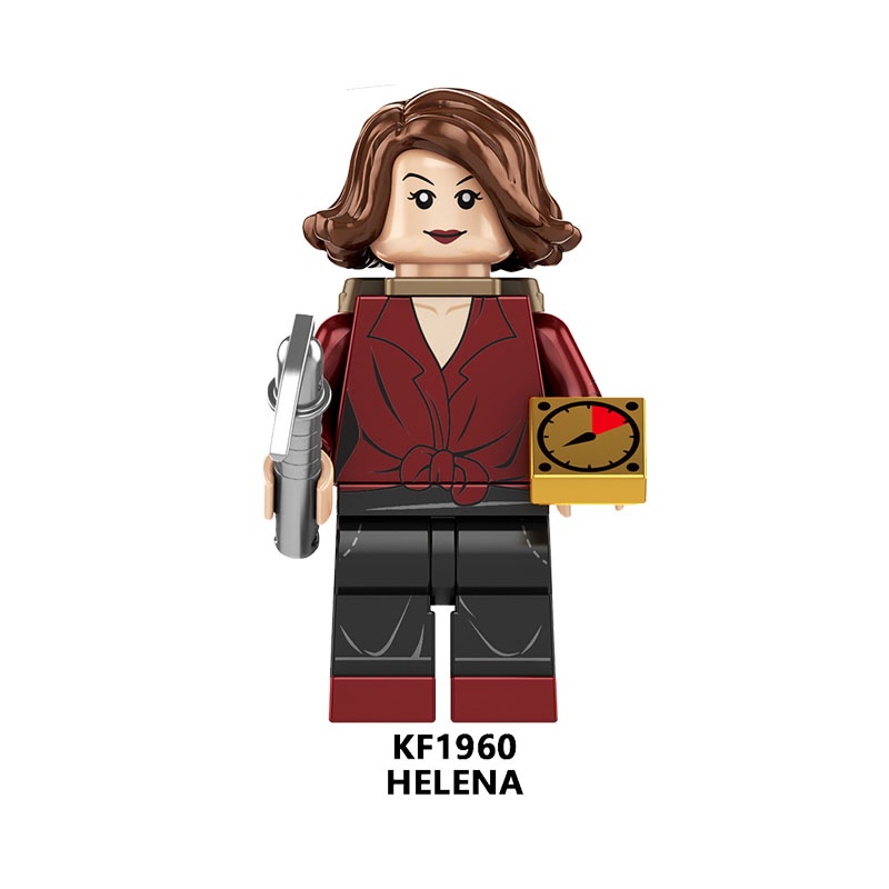 Mô Hình Đồ Chơi Lắp Ráp cowboy Indiana Jones Helena Tây nano