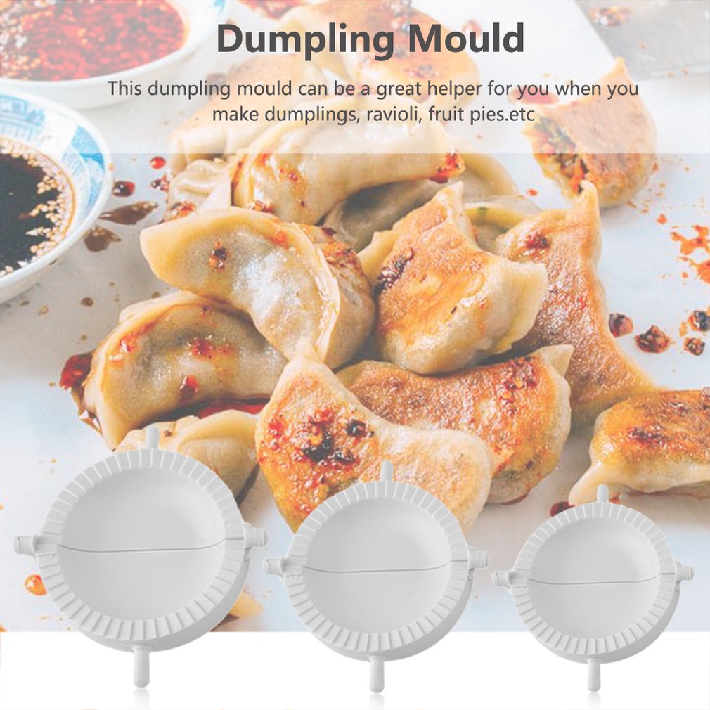 =Christmas=3pcs Dumpling Mold Pierogi Turnover Ravioli Empanada Dough Press Mould Maker