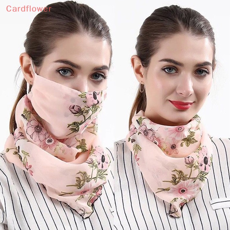 1 Khẩu Trang Chống Nắng Chống Bụi Bằng Lụa Có Móc Tai Mới
