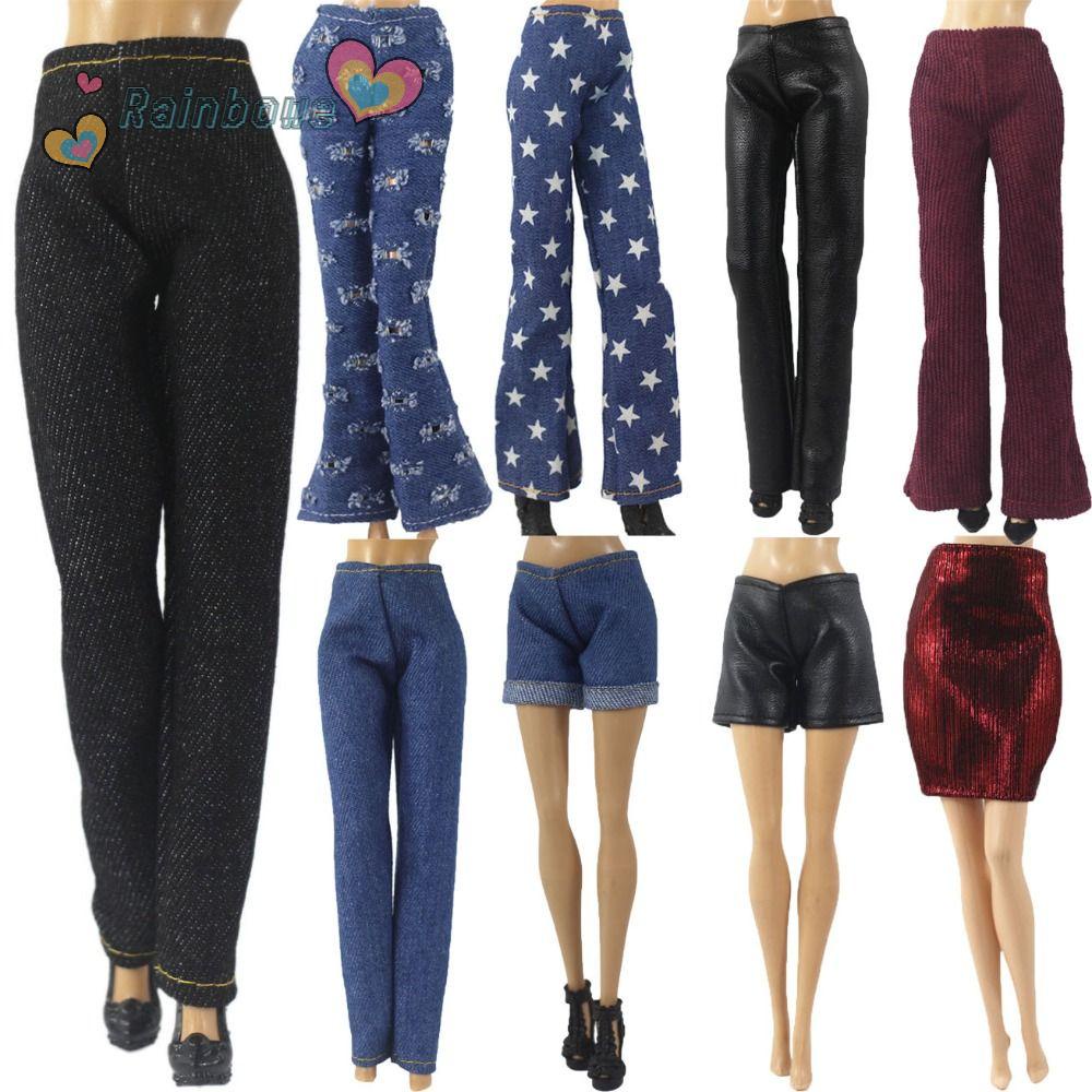 Quần Jean Dài 11.5 "Thời Trang Cho Búp Bê 30cm 10 Mẫu 30cm