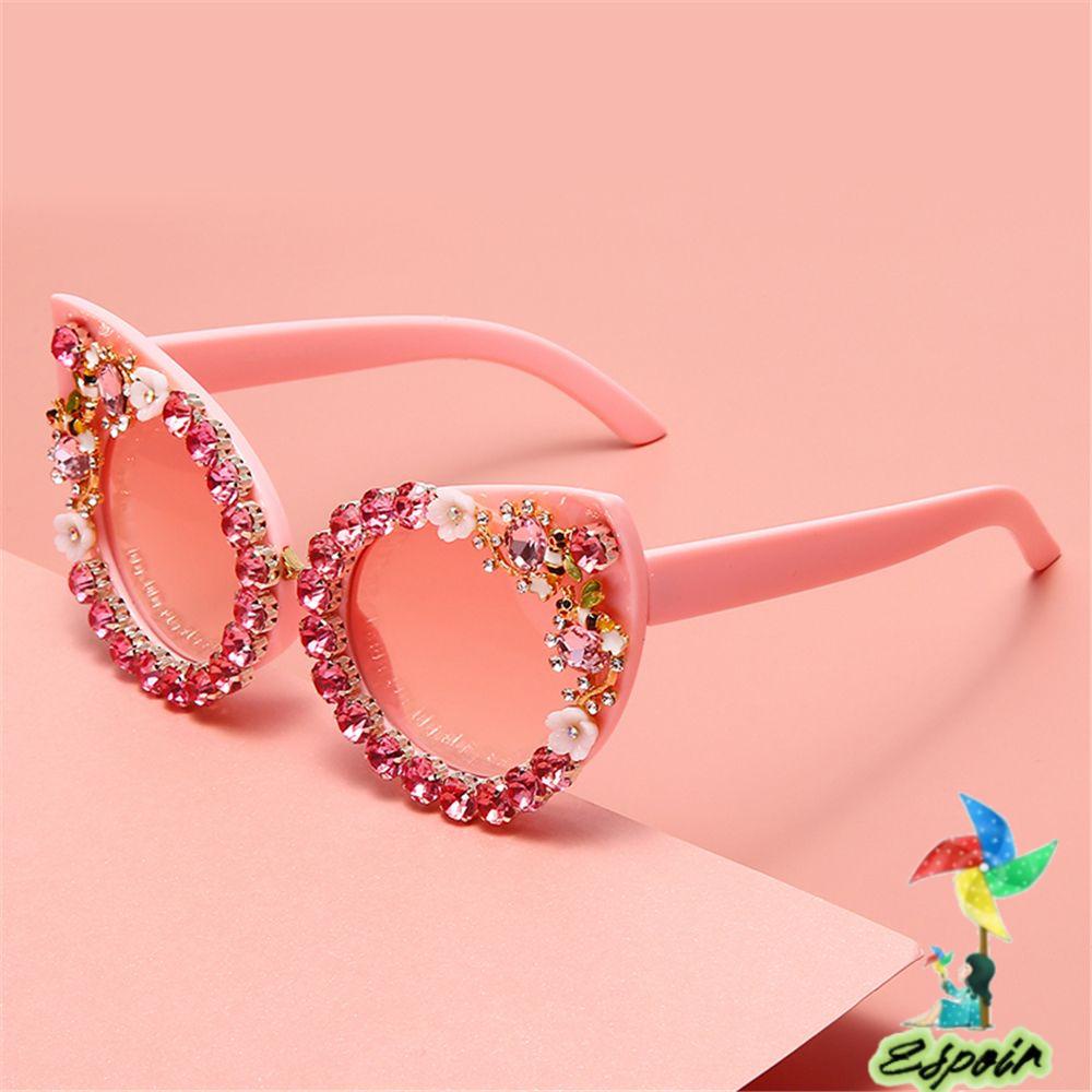 ESPO Kính Mát Oversized Lấp Lánh Cho Nữ