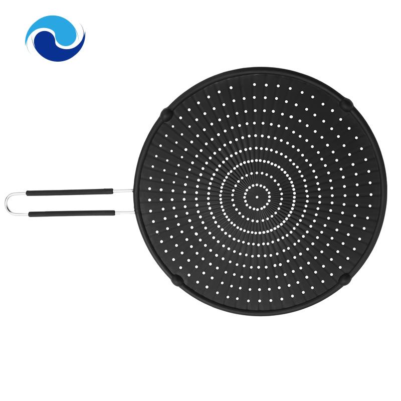 Nắp Đậy Chống Dính Dầu Mỡ Bằng Silicone 32cm Cho Chảo Chiên